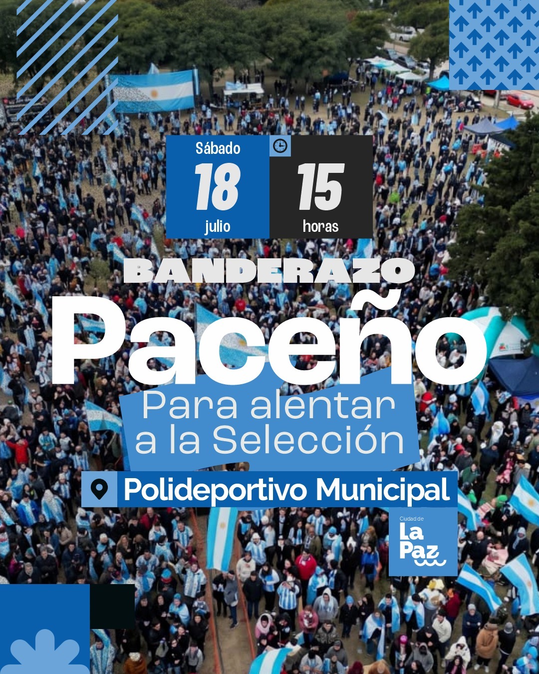 La Paz se viste de celeste y blanco: organizan un banderazo para alentar a la Selección